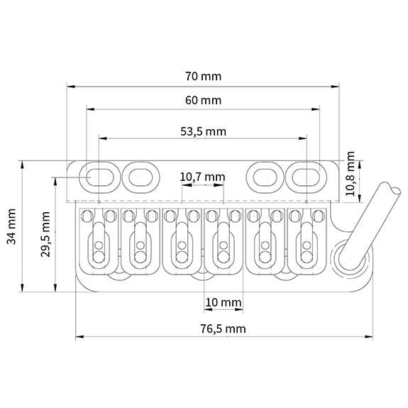 VegaTrem VT1STD Ultratrem Set (6 Point) Krom