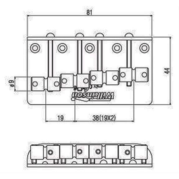 Wilkinson WBBCGD 4 Tel Bas Köprüsü Altın