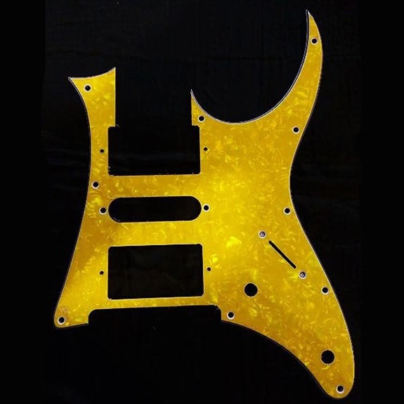 XD19RG ibanez Tip Pickguard Sarı Sedef - 3 Kat