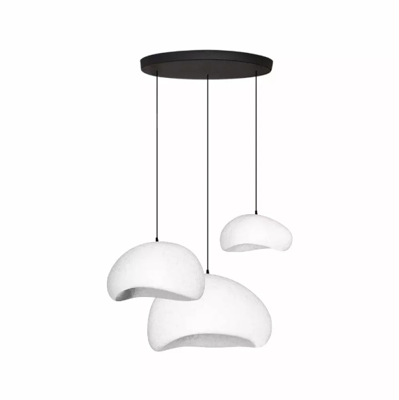 Üçlü Sarkıt Aydınlatma 30-40-50 cm Beyaz
