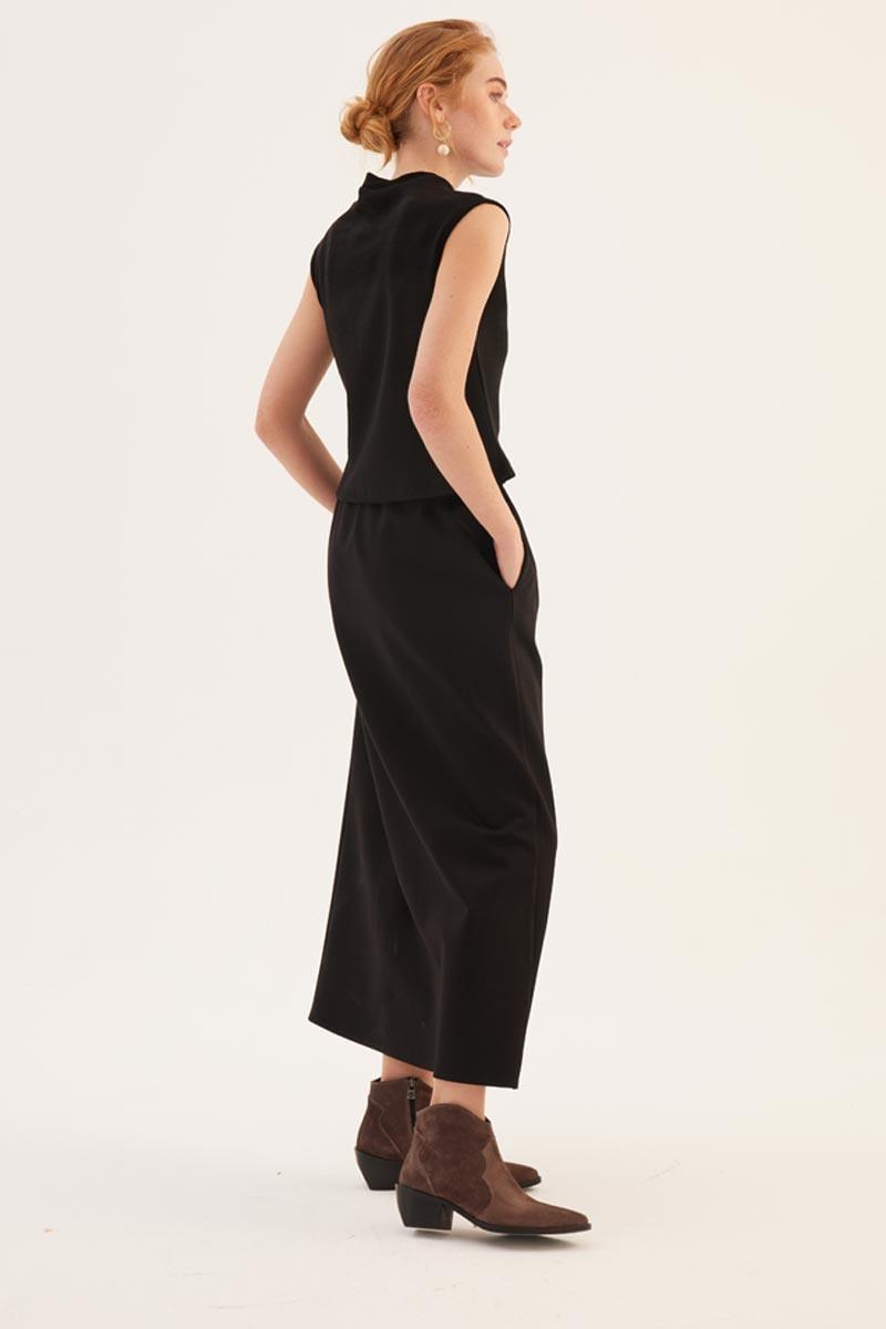 Düz Basic Etek Siyah