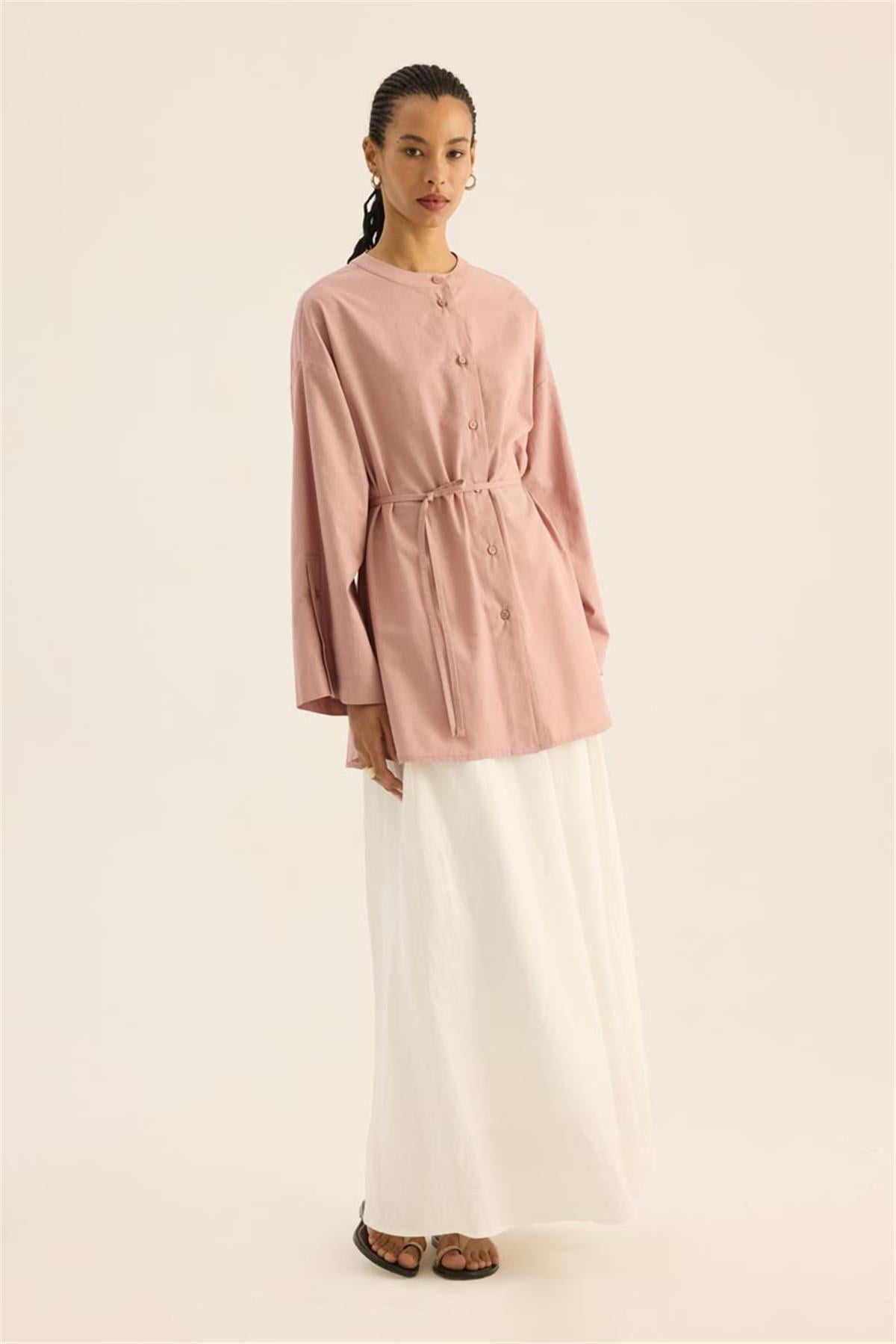 Kimono Gömlek Pudra