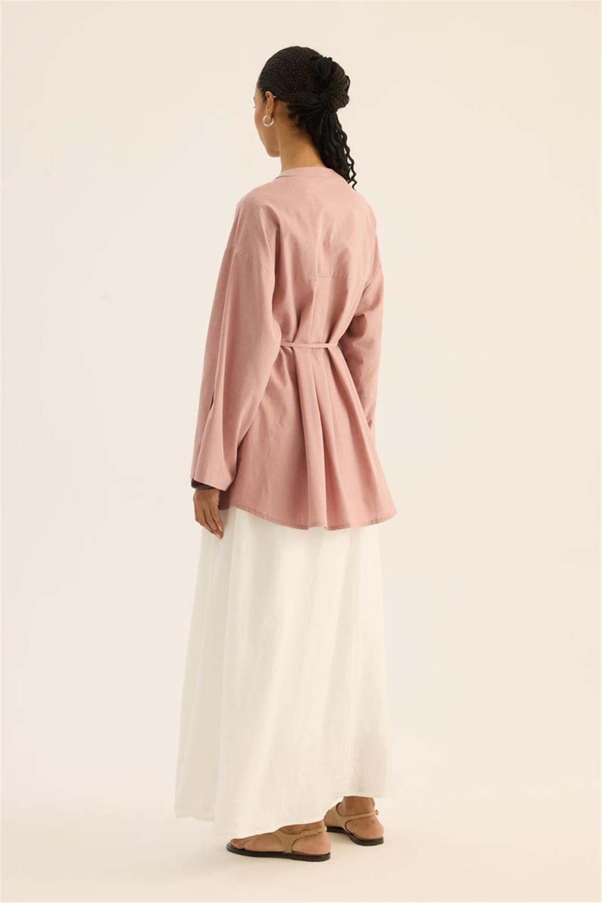 Kimono Gömlek Pudra