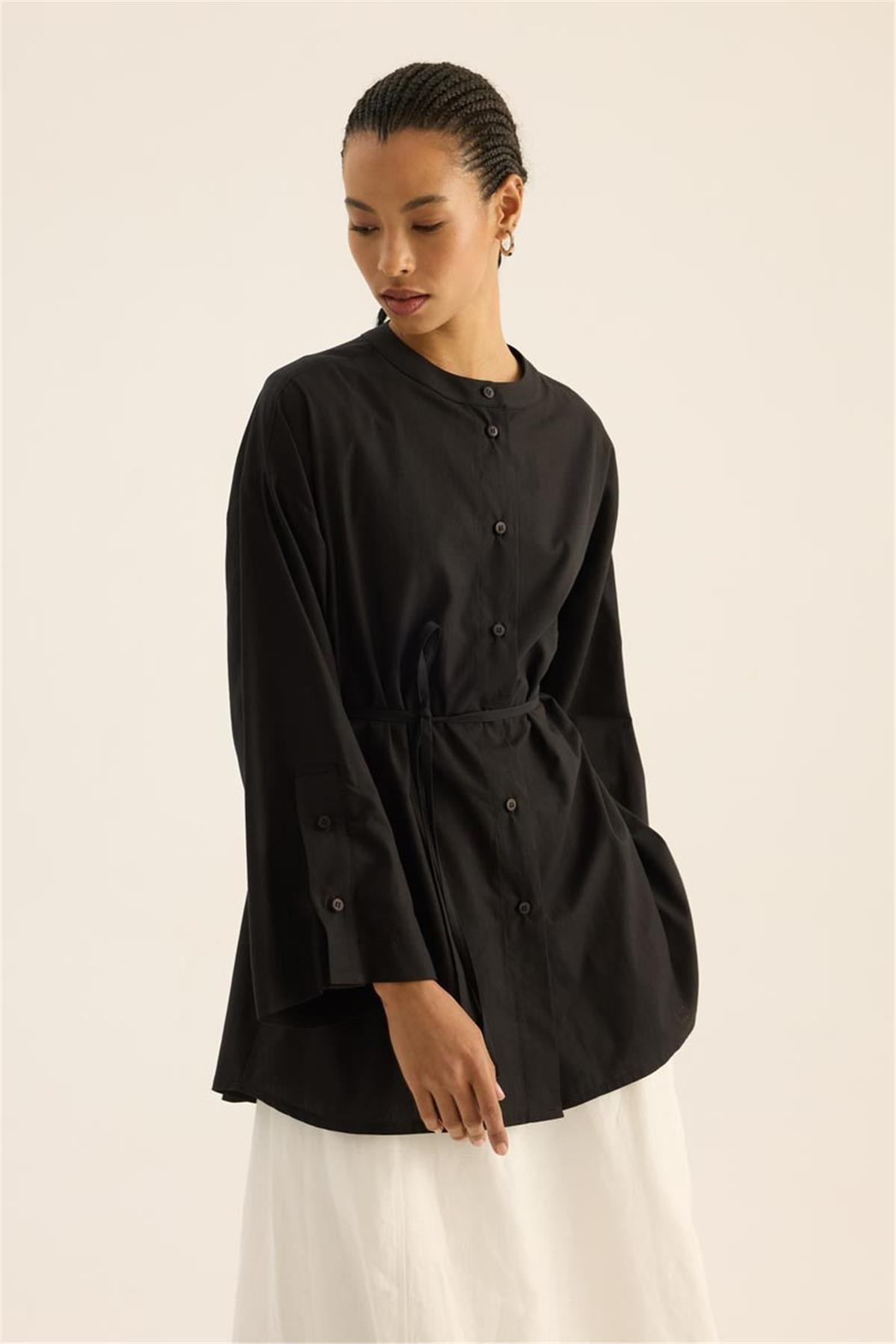Kimono Gömlek Siyah