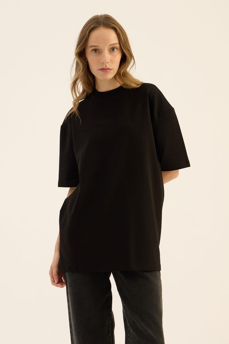 Kısa Kollu Tshirt Siyah