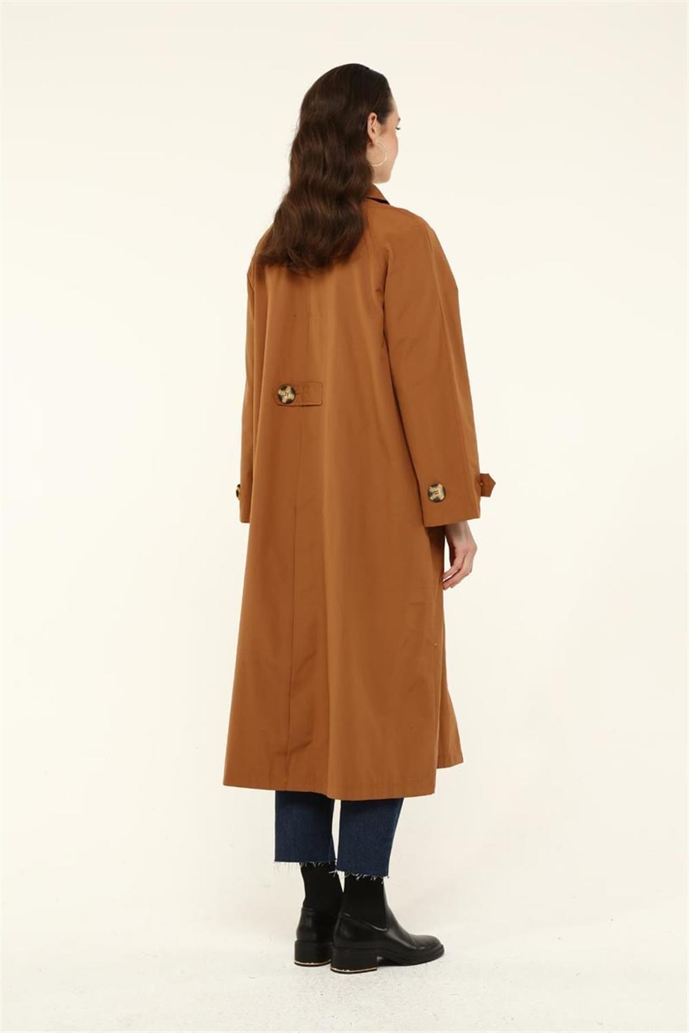 Oversize Trençkot Camel