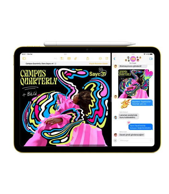 Apple 11 inç iPad (A16) 256 GB Gümüş Tablet — Sıfır, Türkiye Garantili