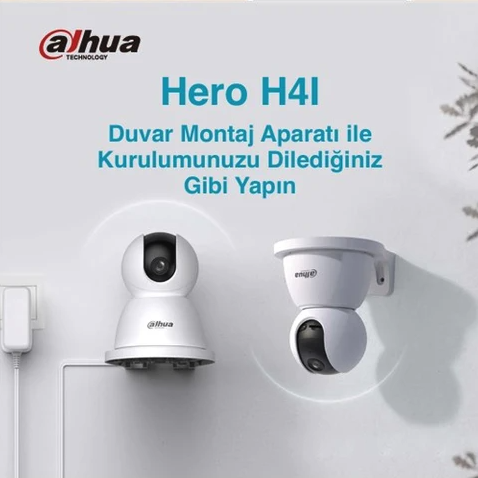 Hero H4I 4MP– 360° Hareketli, Gece Görüşlü, Akıllı Takipli Güvenlik Kamerası