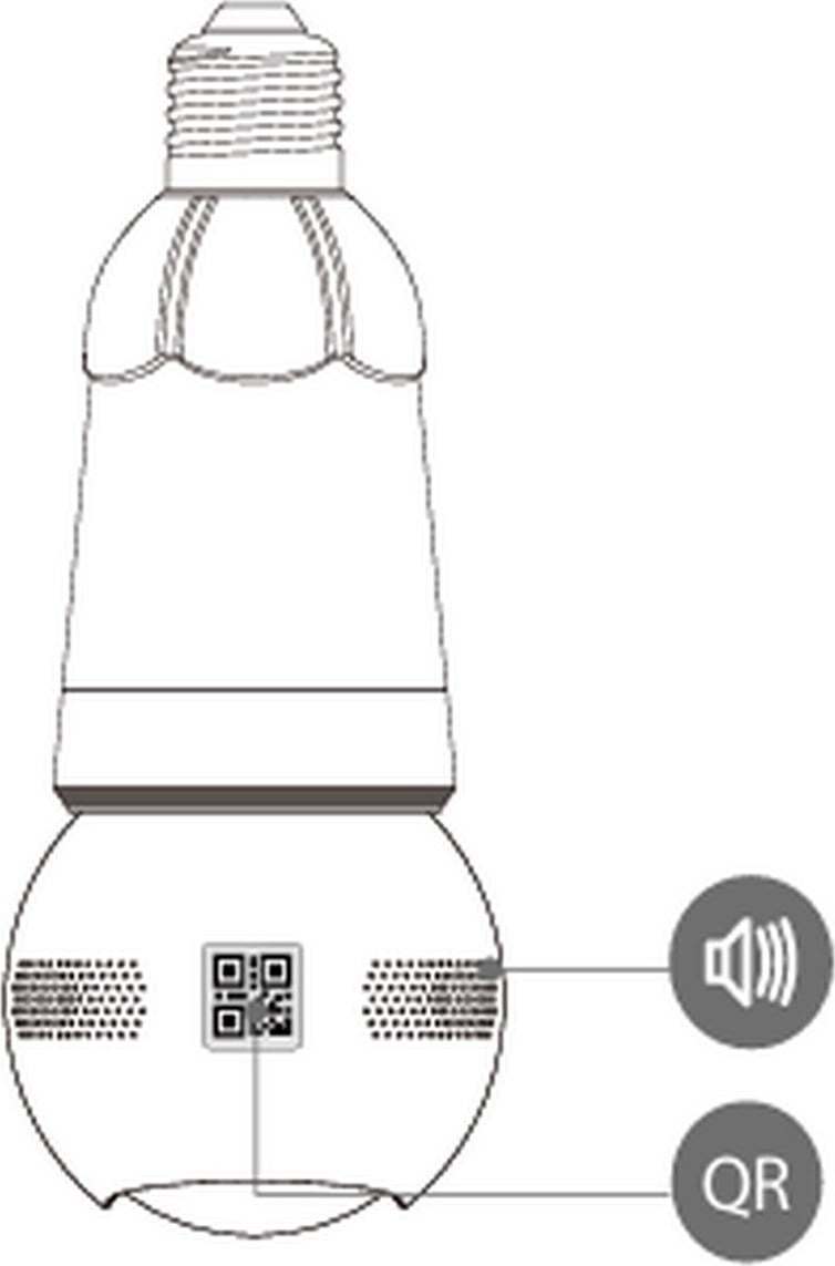 Imou 5 Mp Kablosuz Ampul Kamera (Bulb Cam) (IPC-S6DP-5M0WEB)