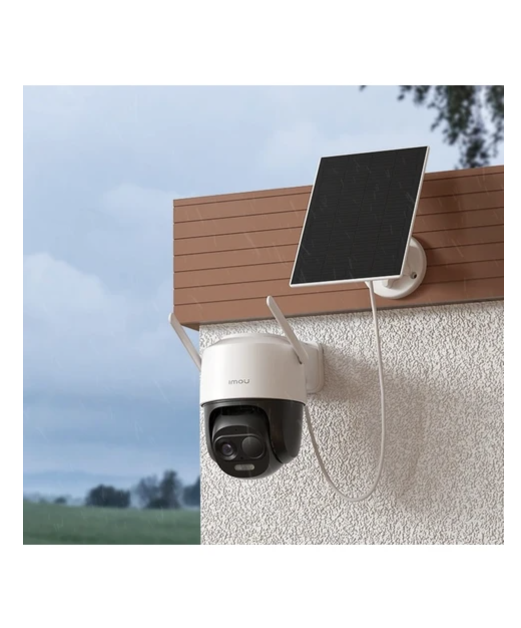Imou Cell PT 2C 3 MP 4G SIM Kartlı Solar Panelli Bataryalı Dış Ortam PT Güvenlik Kamerası Seti (IPC-B7C-3M0WEH + FSP12)