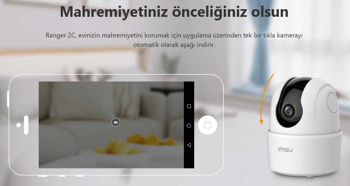 Imou IPC-K2ECP-5H1W 5 Mp Iç Ortam Pt Kamera Ranger 2c
