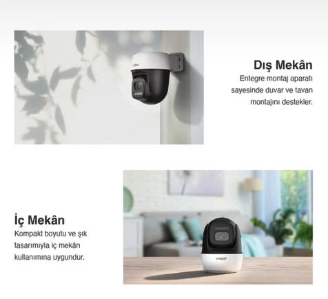Picoo P3I Outdoor 3MP – 360° Dönebilen, Gece Görüşlü, Hareket Takipli Güvenlik Kamerası