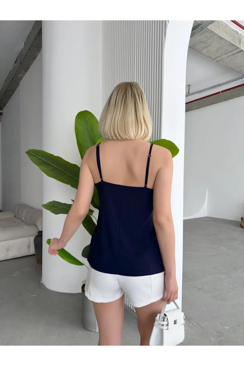 İp Askılı Dantelli Atlet