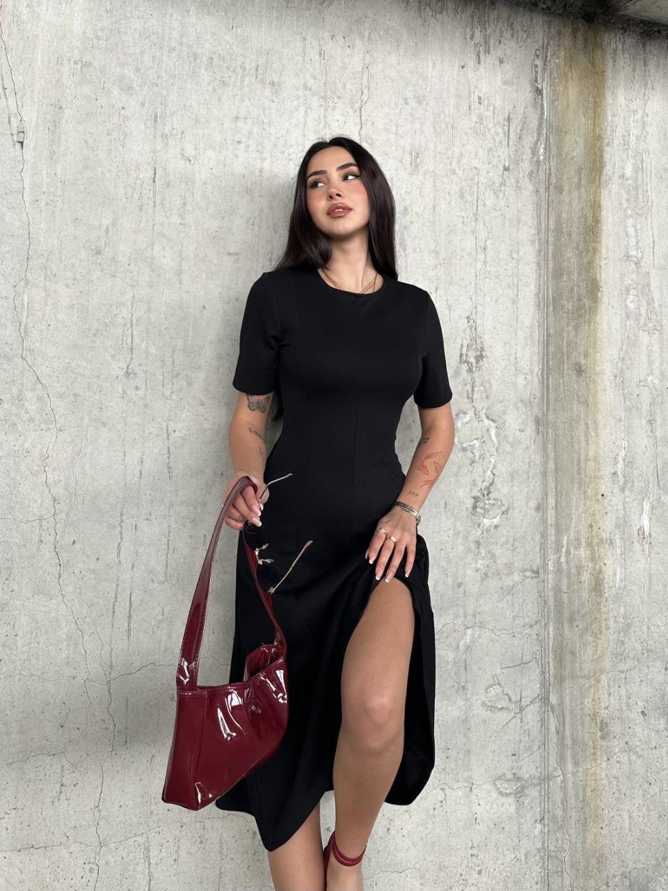 Modal Kumaş Maxi Elbise