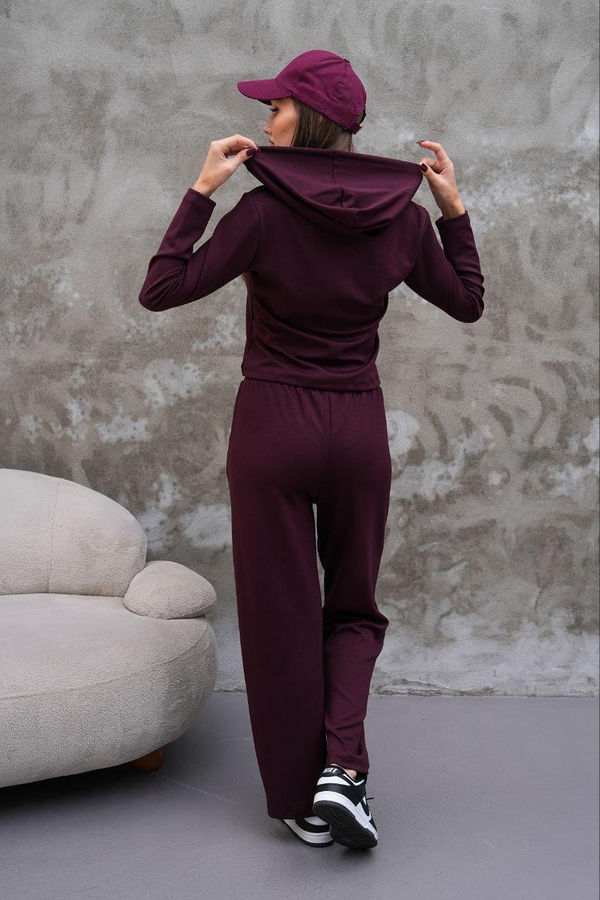 Modal Kumaş Slim Fit Kapüşonlu İkili Takım