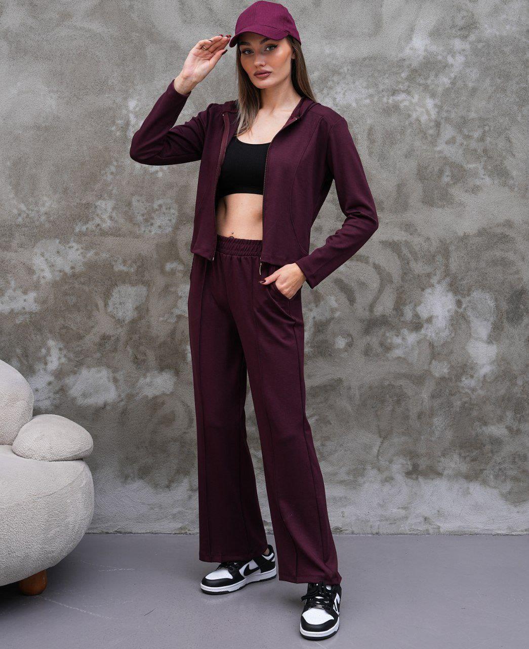 Modal Kumaş Slim Fit Kapüşonlu İkili Takım