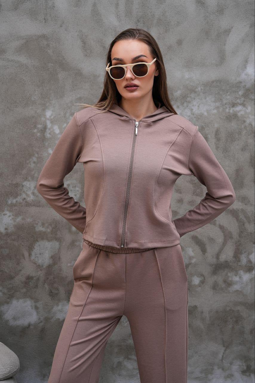 Modal Kumaş Slim Fit Kapüşonlu İkili Takım