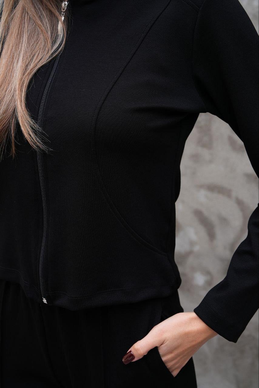 Modal Kumaş Slim Fit Kapüşonlu İkili Takım