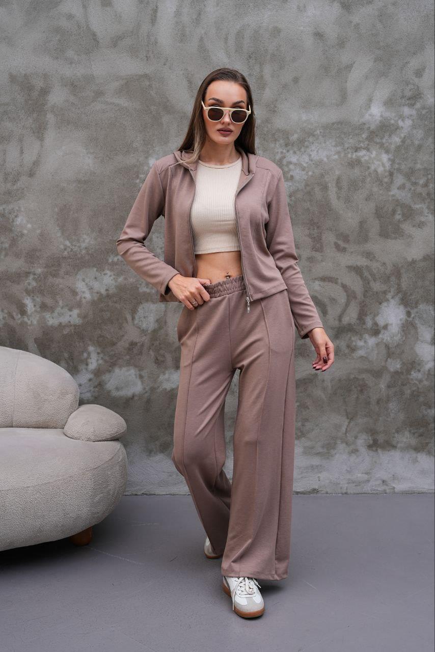 Modal Kumaş Slim Fit Kapüşonlu İkili Takım