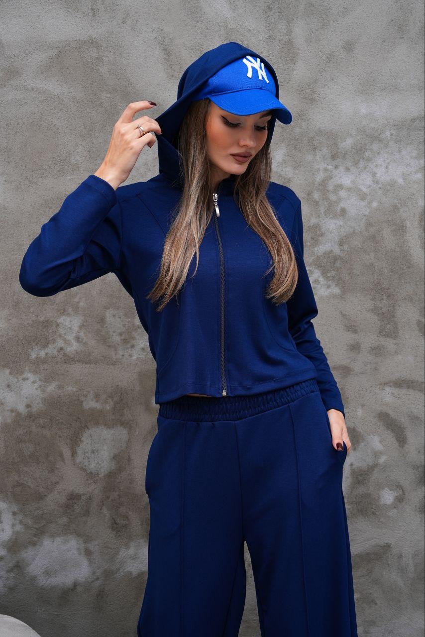 Modal Kumaş Slim Fit Kapüşonlu İkili Takım