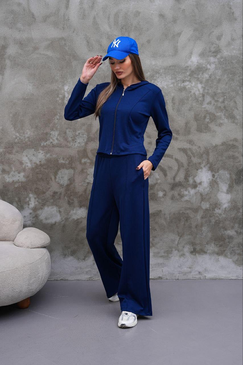 Modal Kumaş Slim Fit Kapüşonlu İkili Takım
