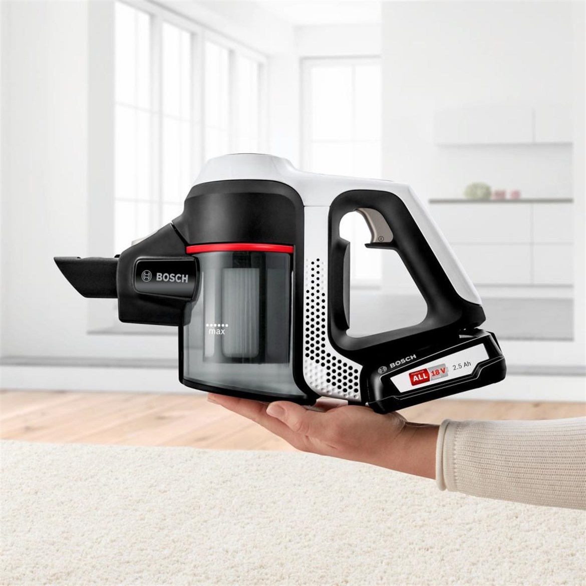 Bosch BCS61113 18 V Dikey Şarjlı Süpürge