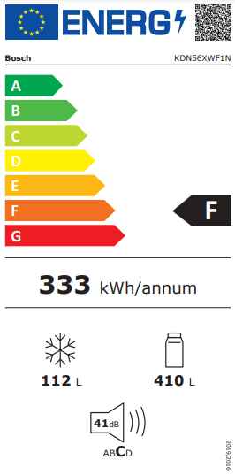 Bosch KDN56XWF1N A++ 563 LT Çift Kapılı No-Frost Buzdolabı