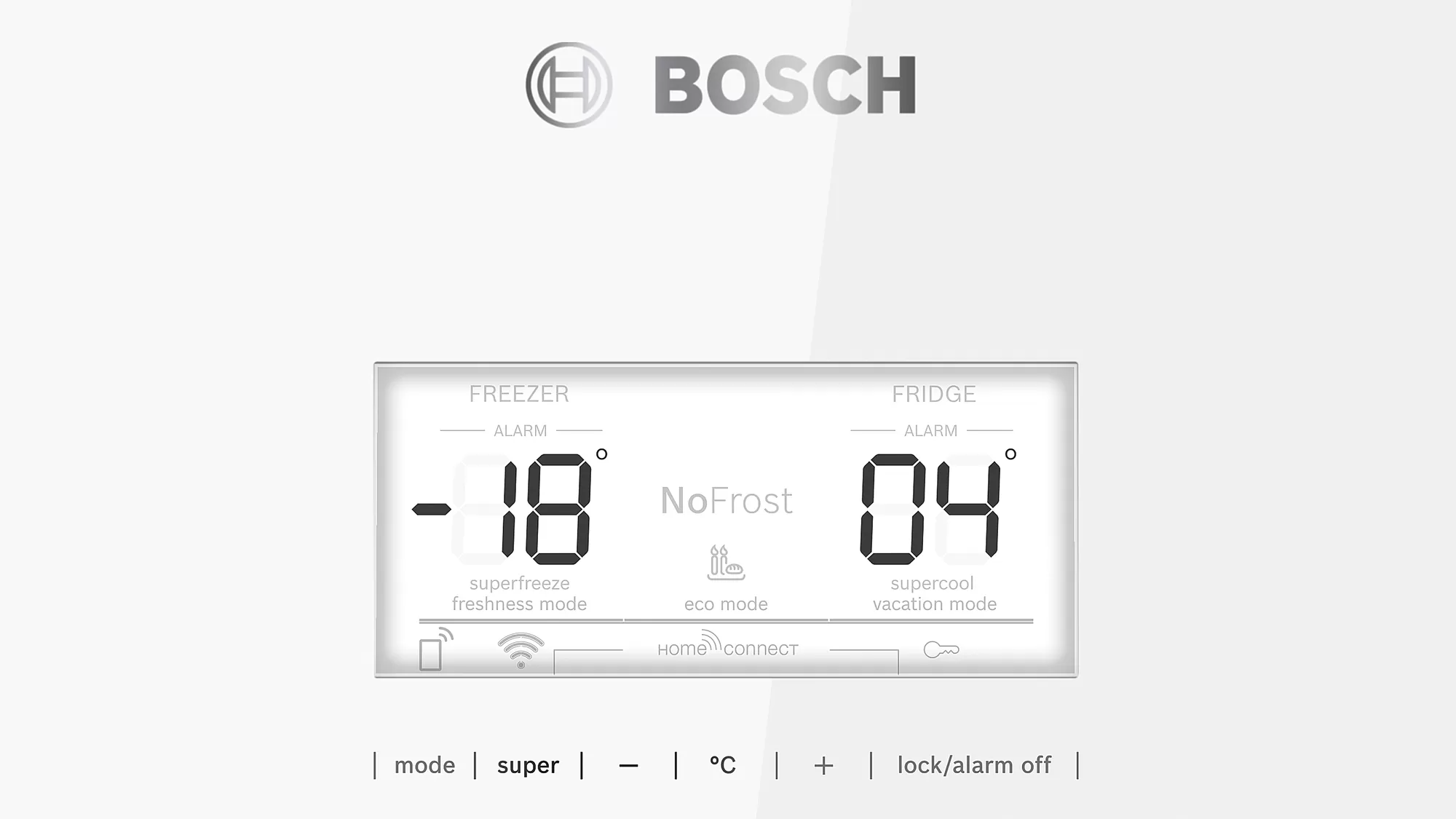 Bosch KGN56LWF0N A++ 559 LT No-Frost Kombi Tipi Buzdolabı Beyaz