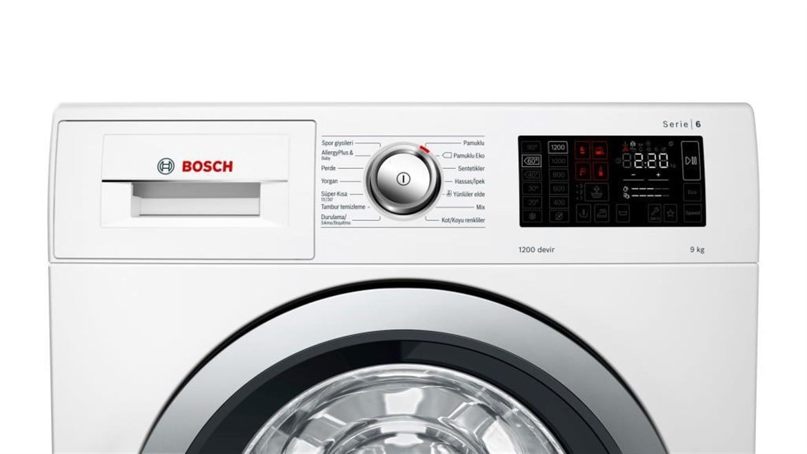Bosch WAT24581TR A+++ 1200 Devir 9 KG Çamaşır Makinesi