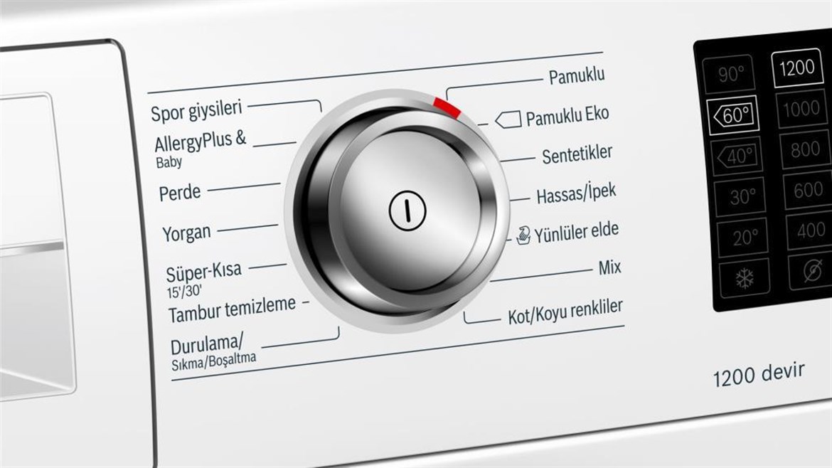 Bosch WAT24581TR A+++ 1200 Devir 9 KG Çamaşır Makinesi