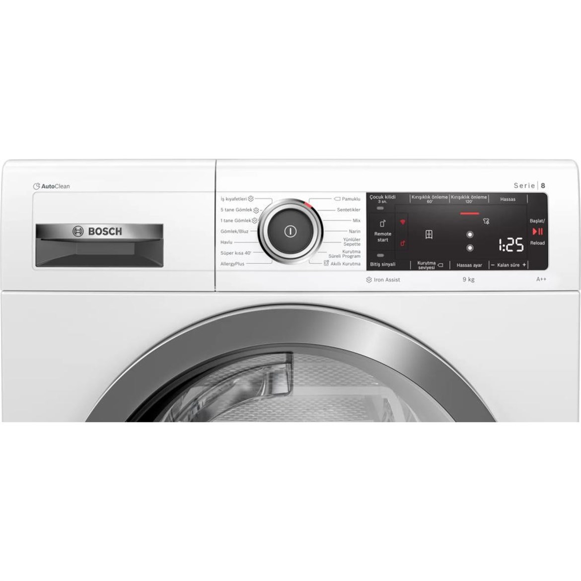 Bosch WTX87K80TR A++ 9 kg Çamaşır Kurutma Makinesi