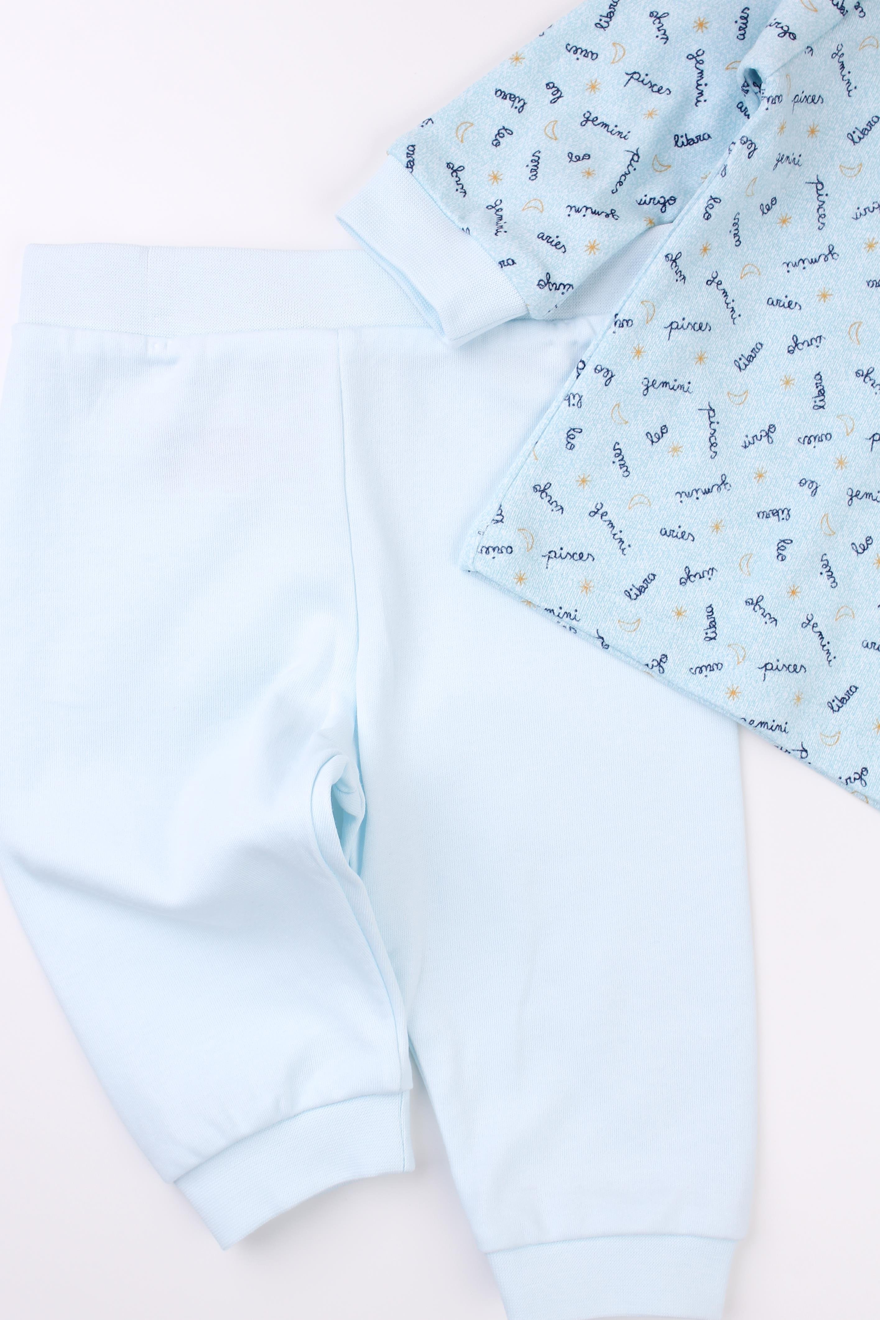 Bebek Takımı Turkuaz Alt Üst Takım Bebek Takımı Penye Sweat Pantolon
