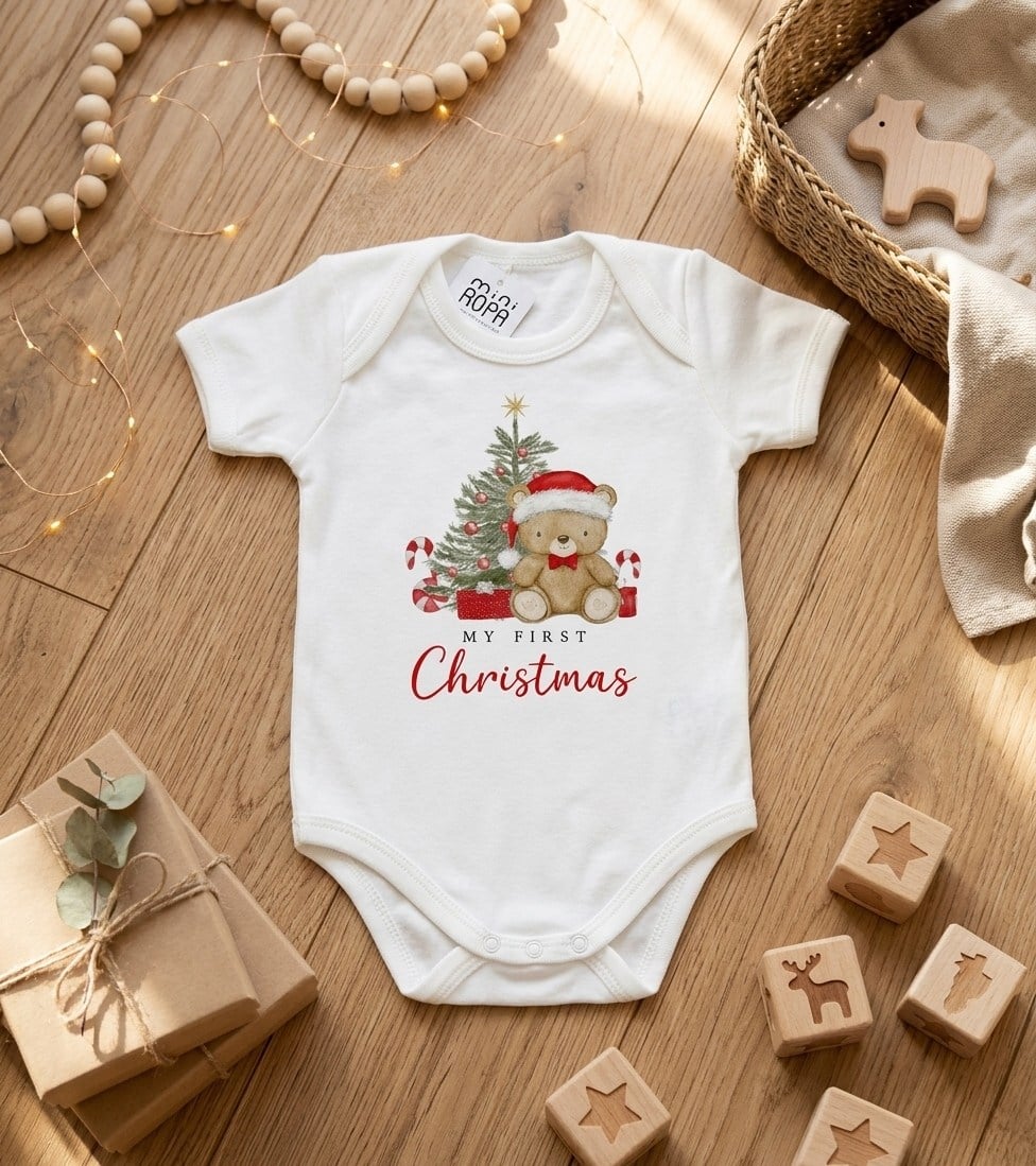My First Christmas Yılbaşı Bebek Bodysi