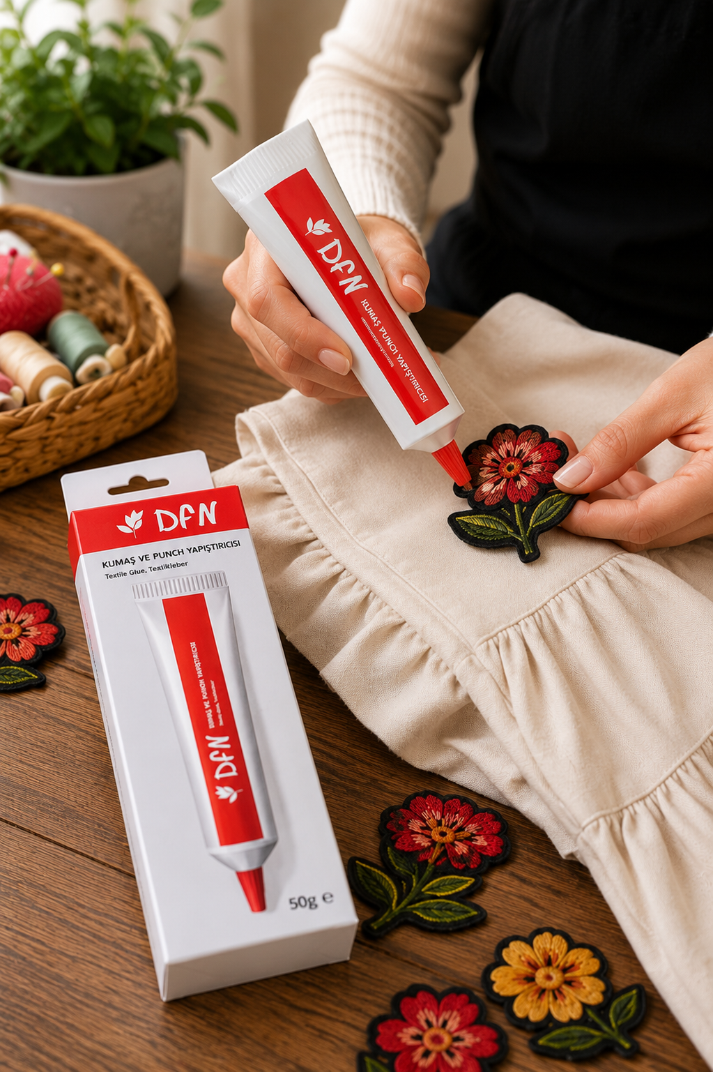 DFN Kumaş ve Punch Yapıştırıcısı