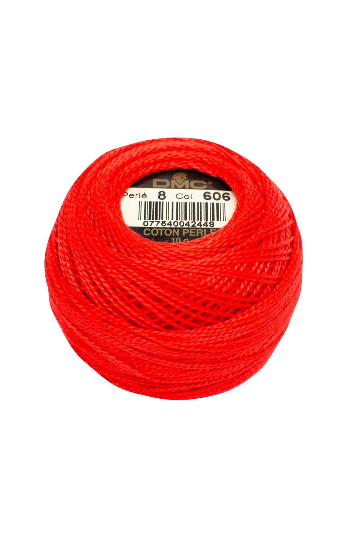 DMC KOTON PERLE  8 NUMARA 606