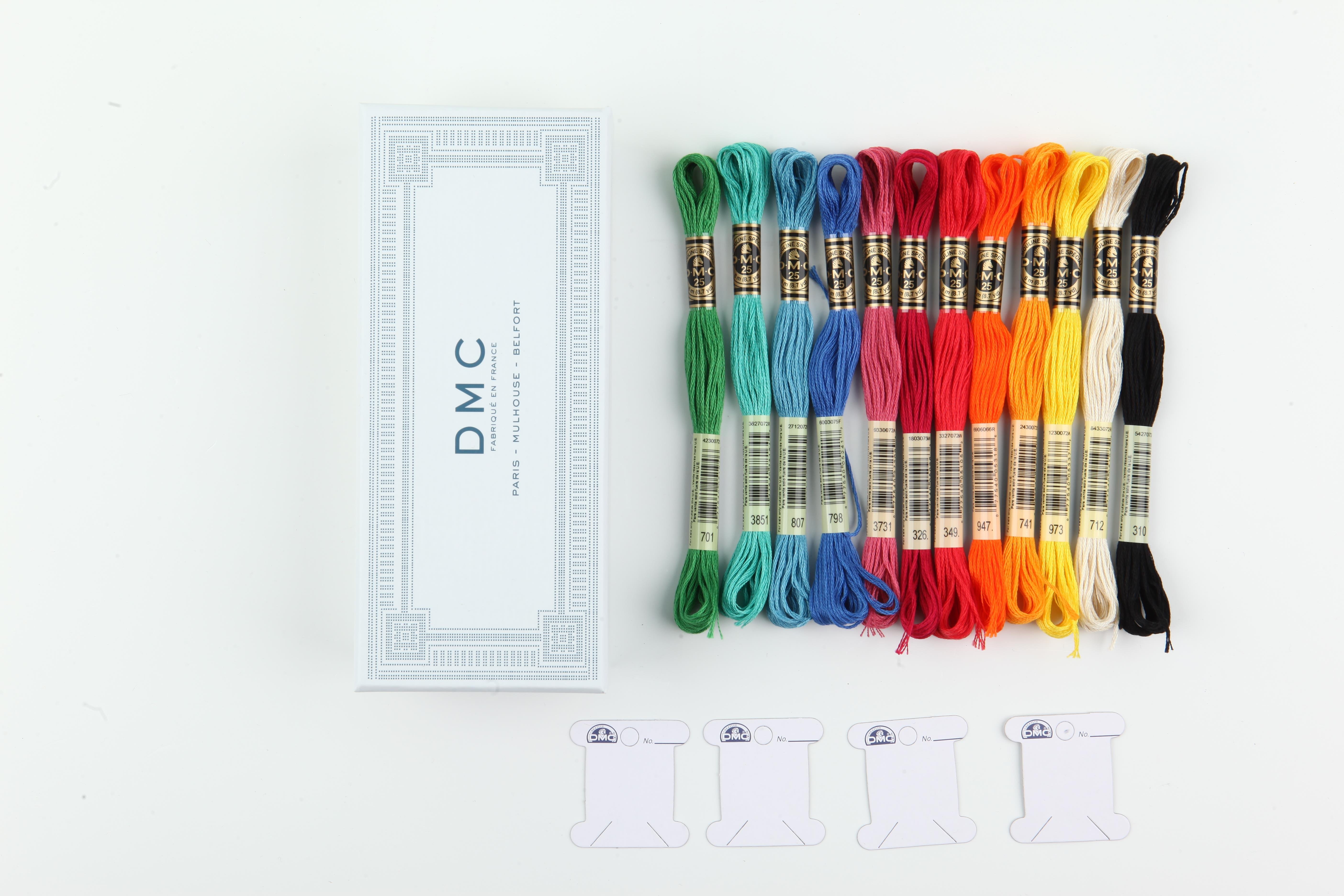 Dmc Muline 12'li Set - Canlı Renkler