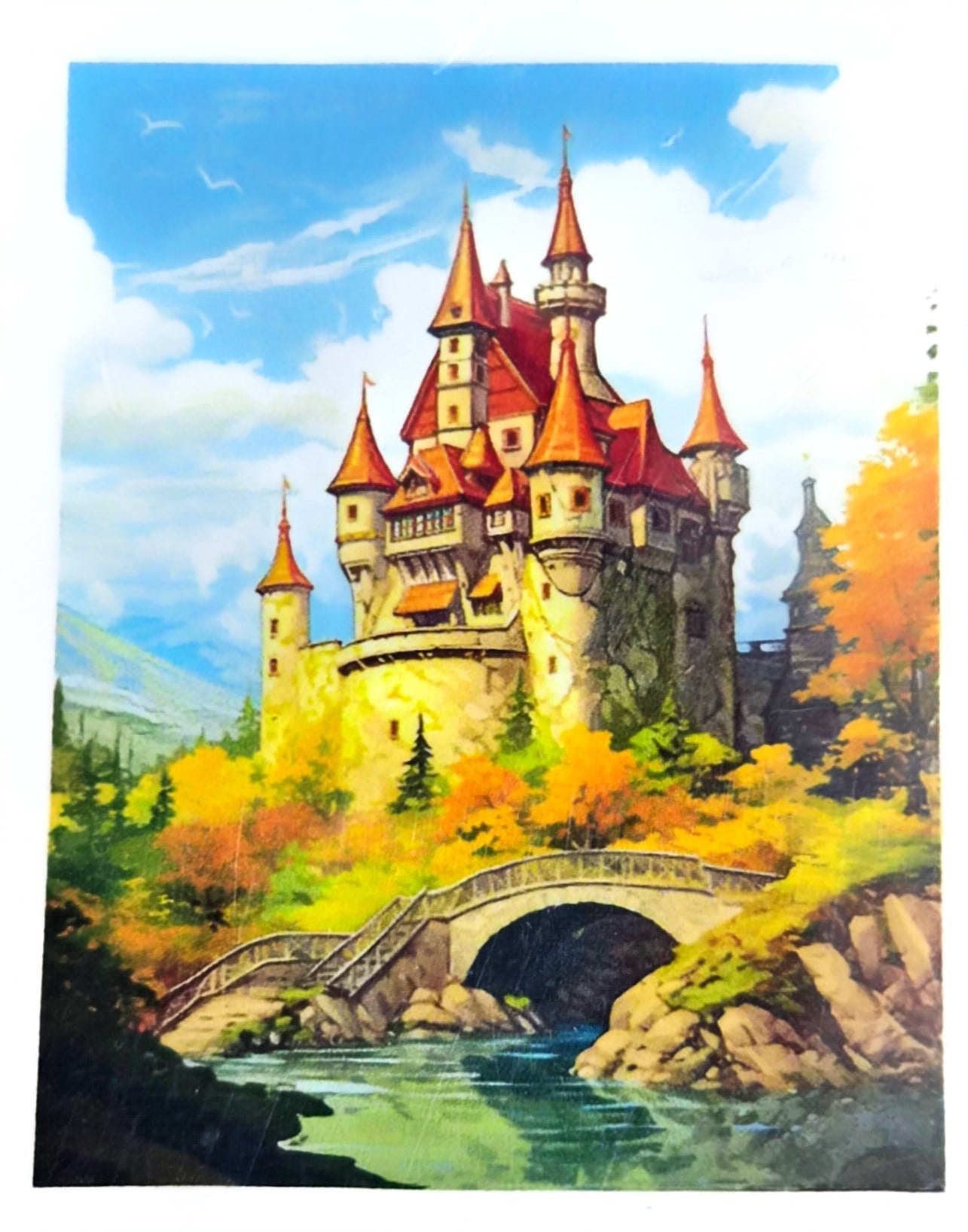 Elmas Mozaik Tablo, 30x40  Şato Yapıştırma Kiti  