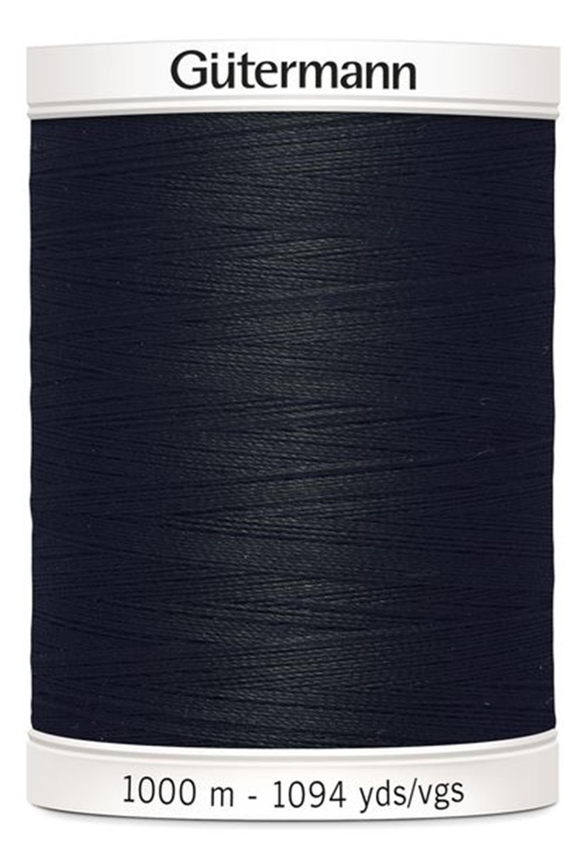 Gütermann Dikiş İpliği, 1000mt Makara, Siyah