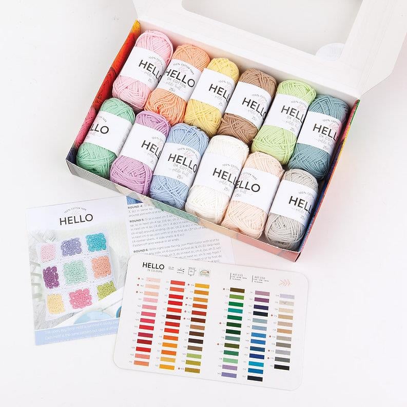 HELLO 12'li İplik Seti - PASTEL