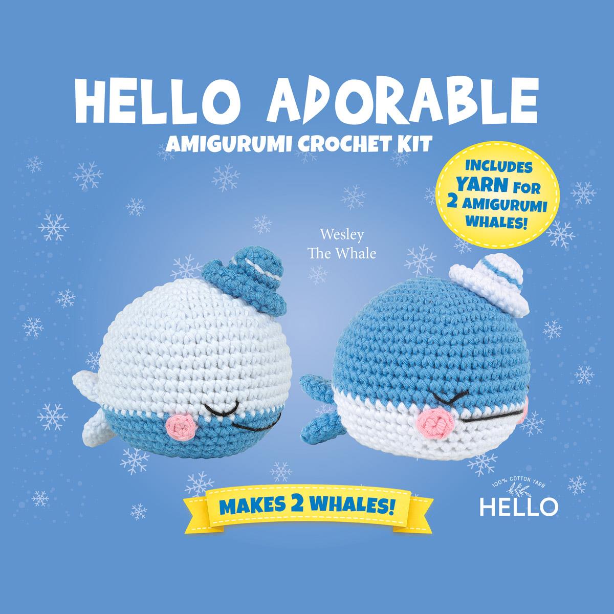 HELLO ADORABLE AMİGURUMİ KİTİ BALİNA