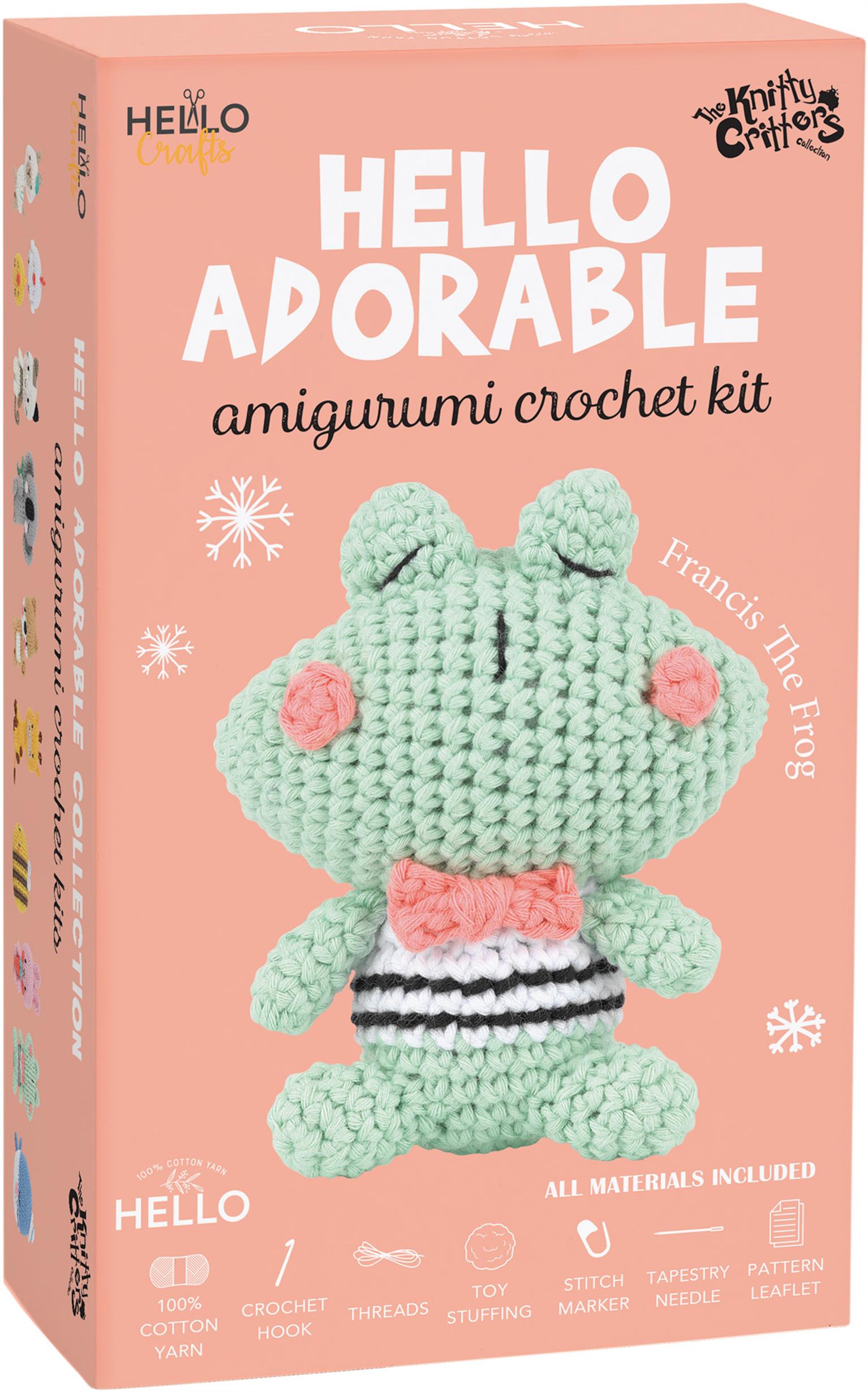 HELLO ADORABLE AMİGURUMİ KİTİ KURBAĞA 10 CM