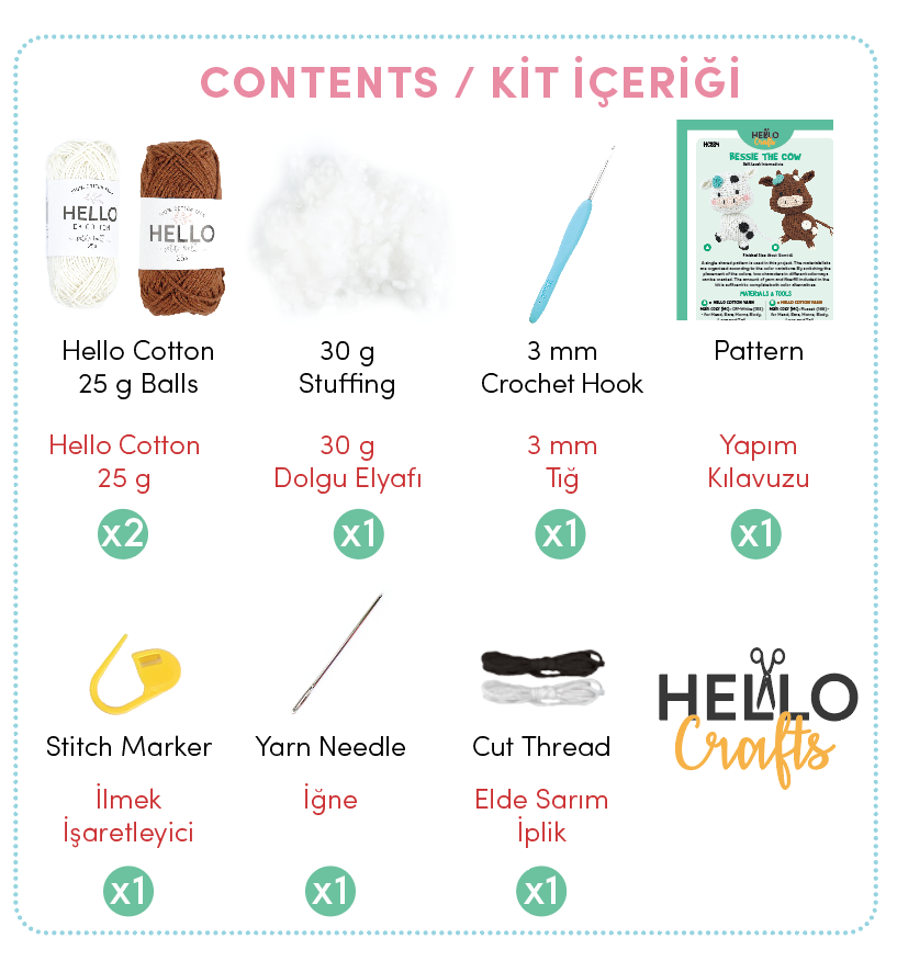 HELLO ADORABLE AMİGURUMİ KİTİ PENGUEN
