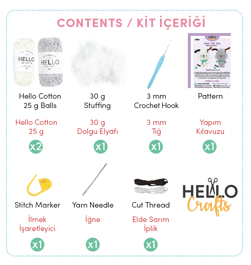 HELLO ADORABLE AMİGURUMİ KİTİ PENGUEN