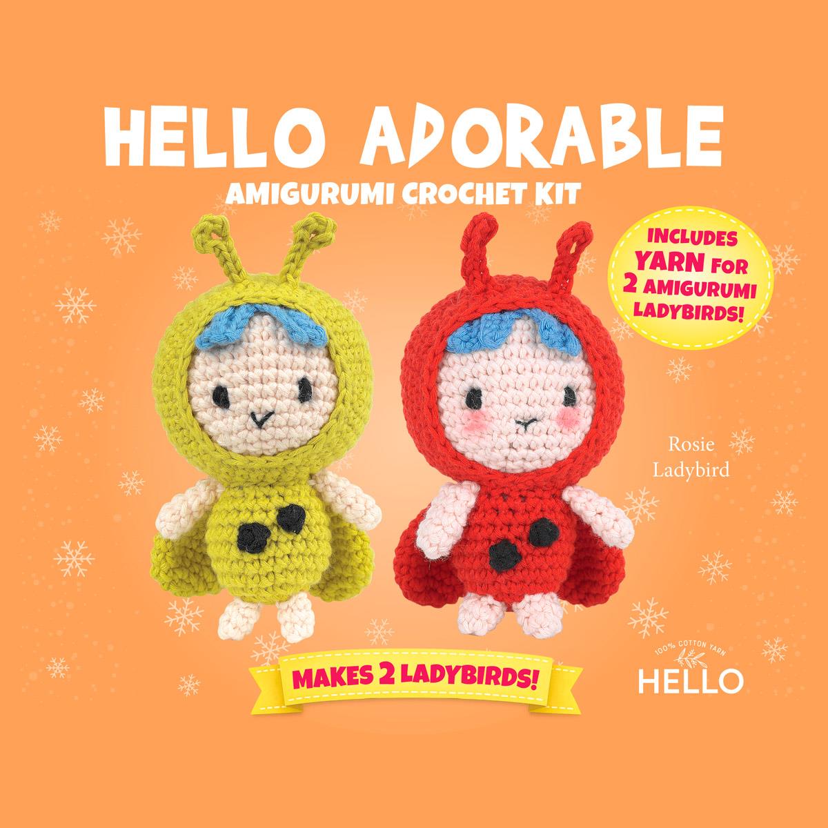 HELLO ADORABLE AMİGURUMİ KİTİ UĞUR BÖCEĞİ