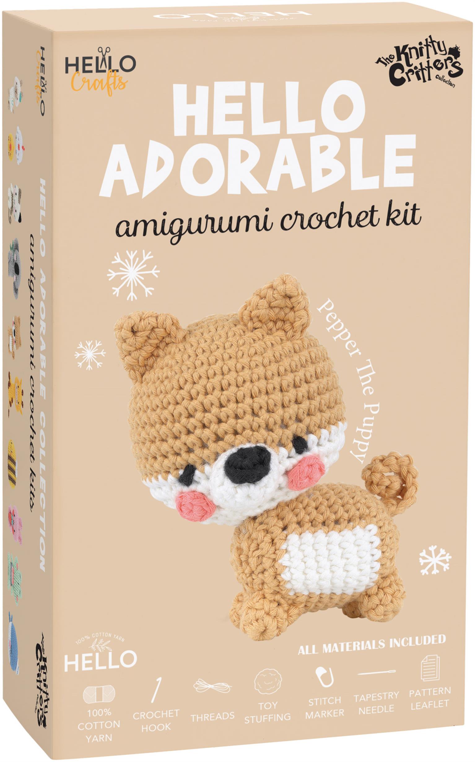 HELLO ADORABLE AMİGURUMİ KİTİ YAVRU KÖPEK 11.5 CM
