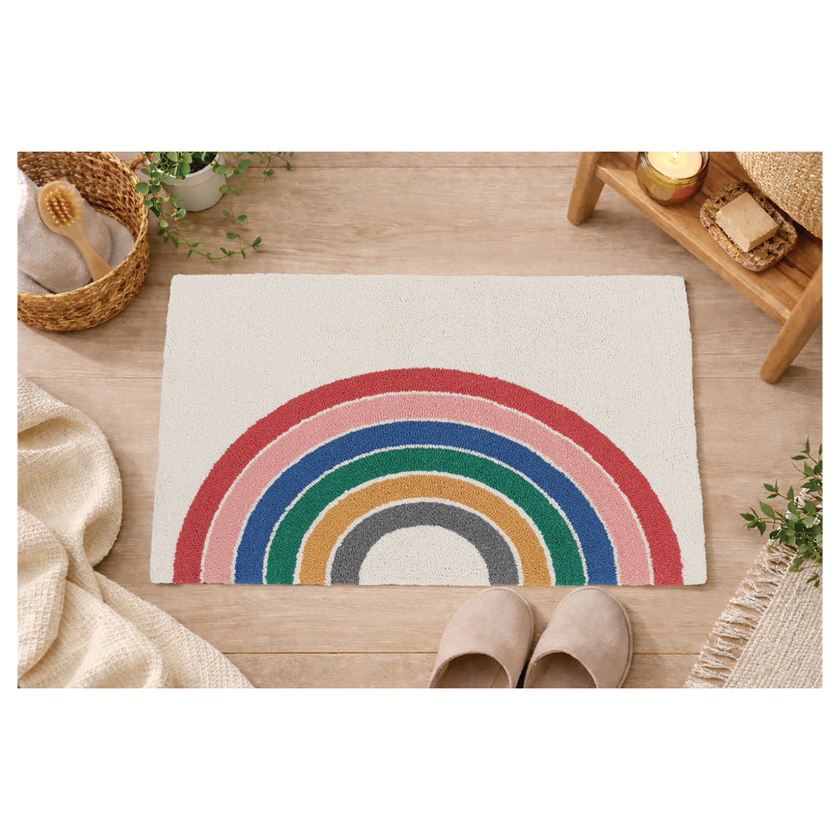 Hello Crafts Punch Paspas Kiti, Kendin Yap Punch Seti, Gökkuşağı Desen