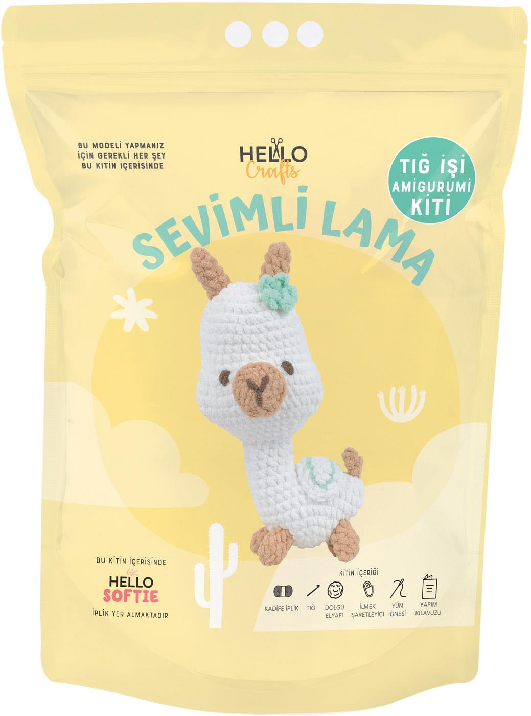 HELLO SOFTIE AMİGURUMİ KİTİ LAMA 