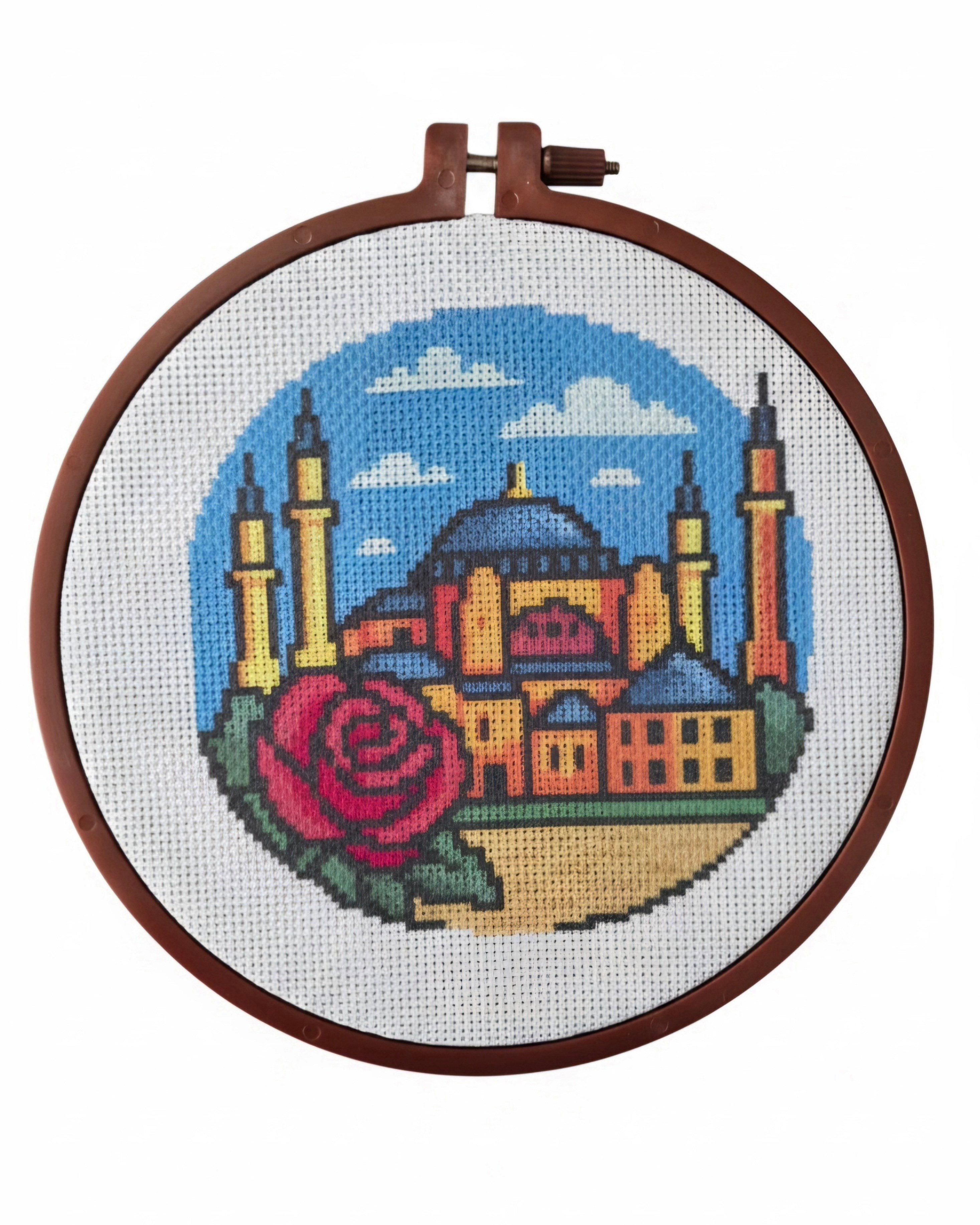 Kanaviçe Başlangıç Seti, Baskılı Etamin Kiti - Ayasofya