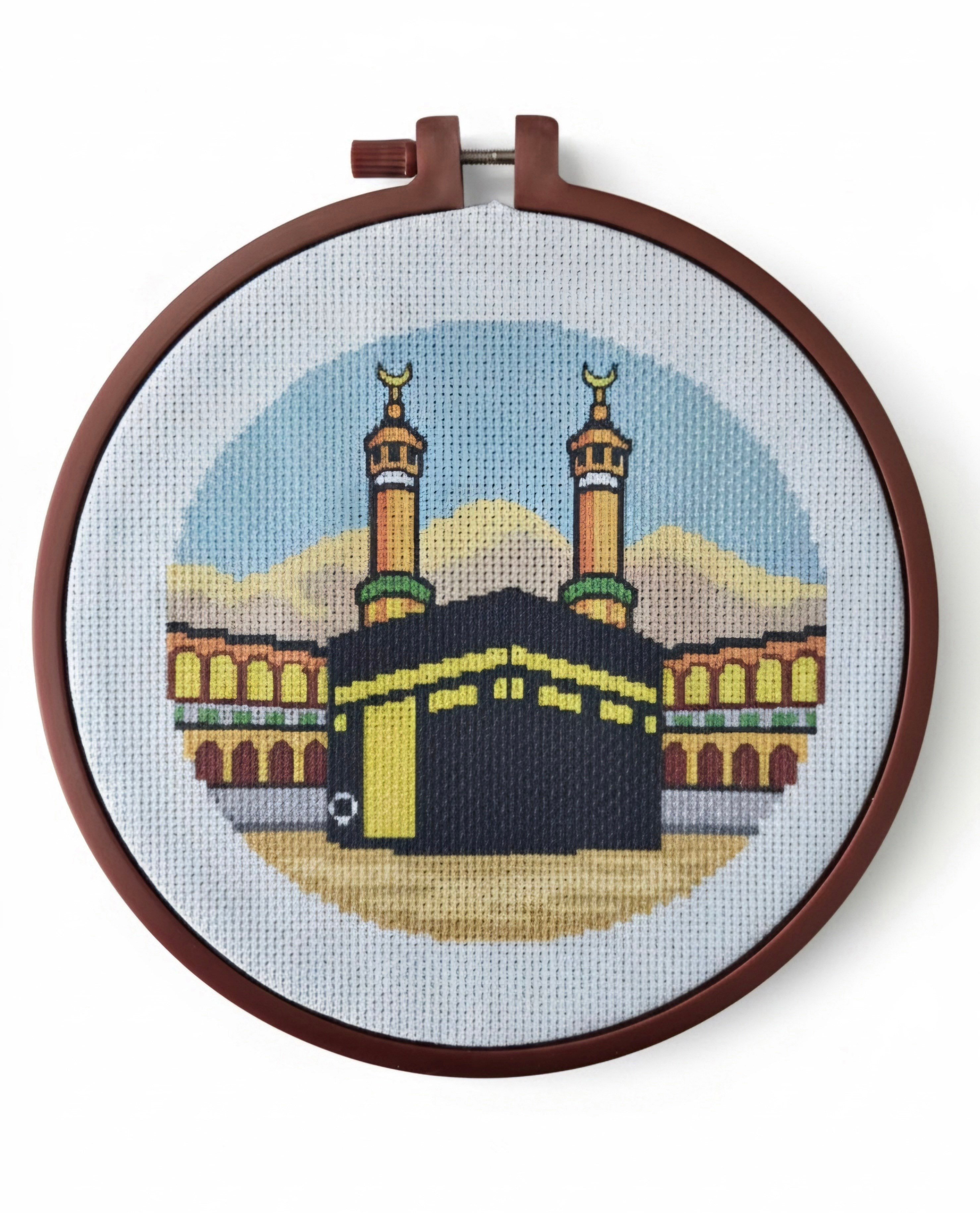 Kanaviçe Başlangıç Seti, Baskılı Etamin Kiti - Kabe