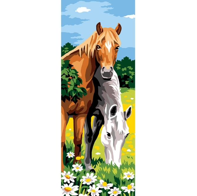 MARGOT GOBLEN 25X60CM - 62.292 Atlar Ve Yeşeren Çimenler